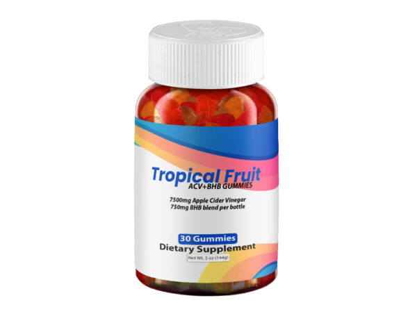 Tropical Fruit ACV+BHB Gummies - 1 Bottle